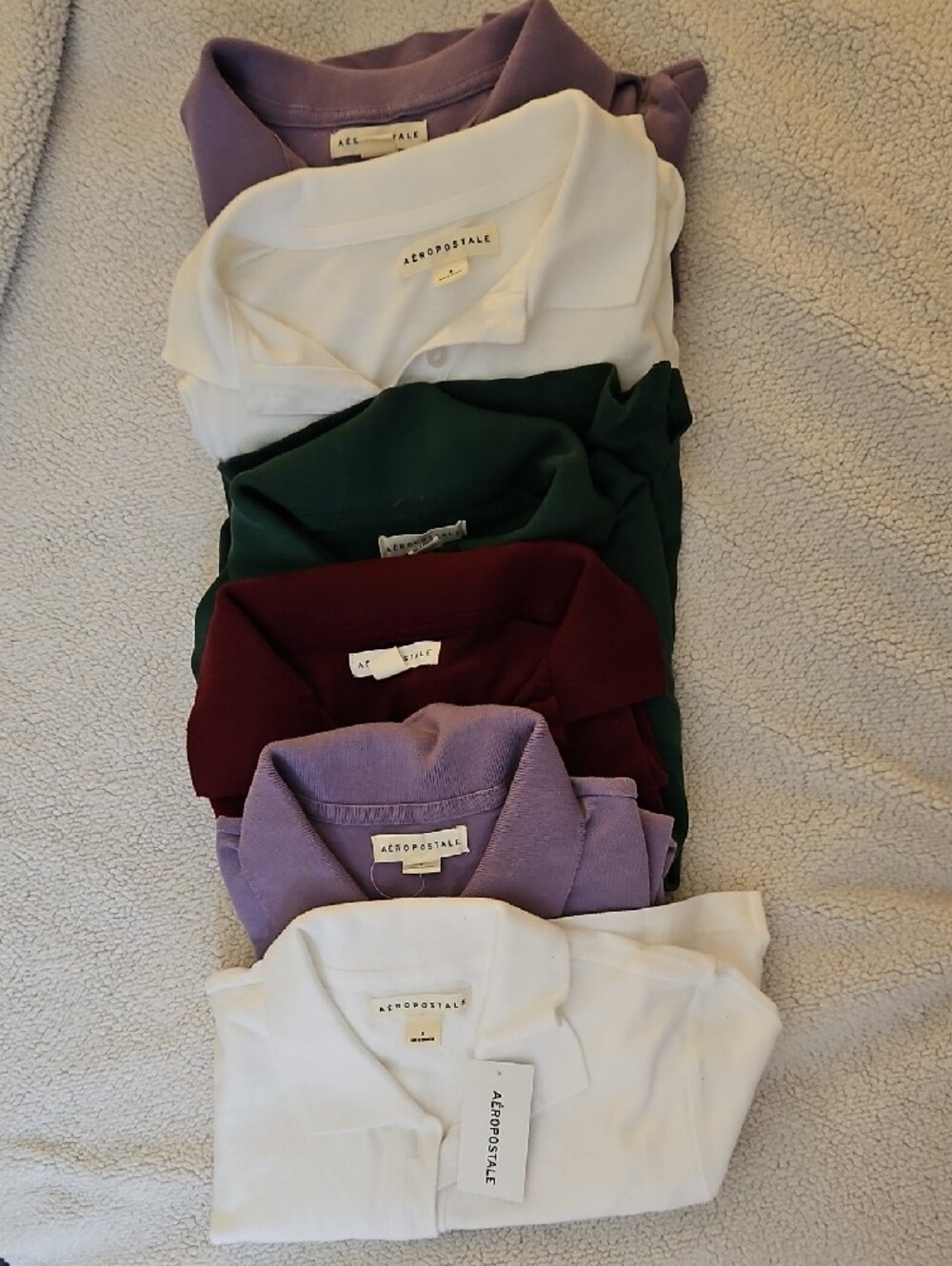 6 Aeropostale Short Sleeve Polo Tee - Picture 2 of 4